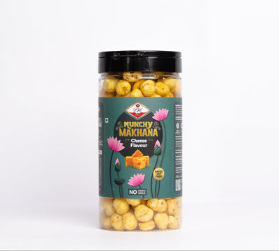 Makhana Pack Of 4 x 70gm - Cheese, Peri Peri, Lime N Chilli, Himalayan Salt & Pepper