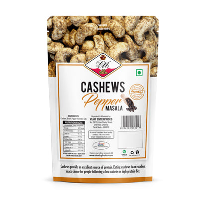 Cashew Nuts - Pepper Roasted - 200g