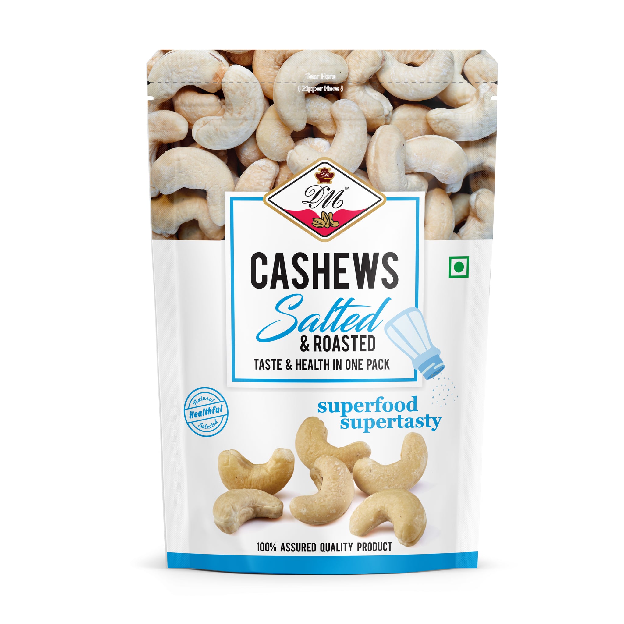Cashew Nuts - Salted & Roasted - 200g